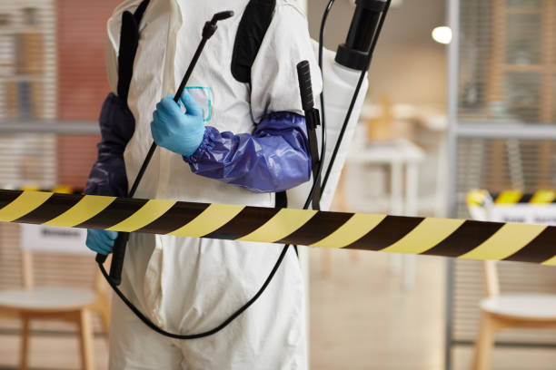 Professional Biohazard technician working in Montclair, VA